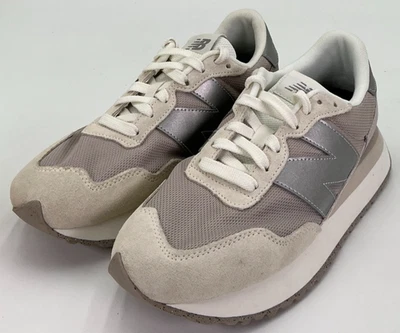 Tênis New Balance 237 Feminino Tamanho 8.5 Bege - Imagem 1 de 4