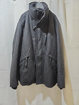 Marc New York Men's Charcoal Heavy Wool Blend Coat Size XL  - Image 1 of 4