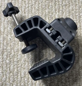 Scotty Portable Rod Holder 449 Nylon Clamp Post Mount Black Fishing Gear - Picture 1 of 7