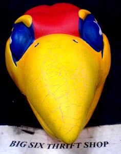 Sombrero de espuma vintage Starter Foamhead Kansas University KU Jayhawks Head - Imagen 1 de 6