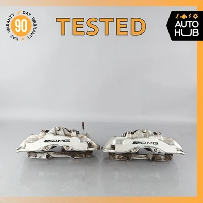 Juego de pinzas de freno delanteras Mercedes R230 SL55 S55 E55 AMG 0034203283 OEM Foto 1 de 4