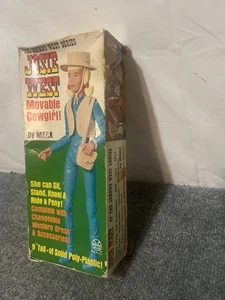 Vintage Josie West Moveable Cowgirl By Marx With Box - Picture 1 of 12