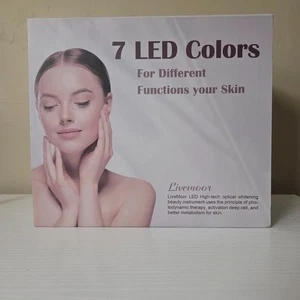 Led Face Mask Light Therapy  7 Color Led Light Therapy by LiveMoor - Picture 1 of 8