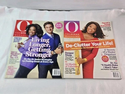 O The Oprah Magazine Lot of 2 - Year 2013 Volume 14  January & March - Image 1 of 4