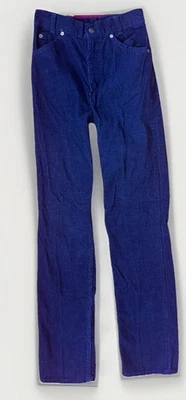 Pantalones de mezclilla Levi’s Cowgirls Favorite Garment corte bota azul marino cordones niñas 14 25x31 NOS Foto 1 de 4