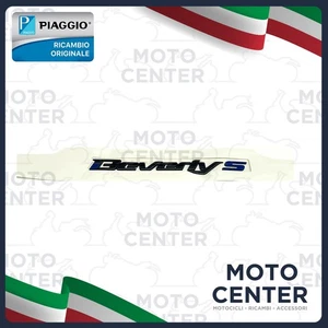 TARGHETTA BEVERLY S BLU LATERALE PIAGGIO   BEVERLY 310 E5+ CLASSIC SPORT ('25) - - Picture 1 of 1