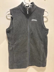 Columbia Kids Youth Medium 10-12 Light Green Fleece Full Zip Vest - Picture 1 of 6