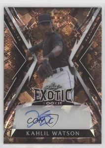 2023 Leaf Exotic Snake Crystals /5 Kahlil Watson #BA-KW1 Auto - Picture 1 of 3