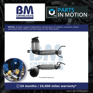 Catalytic Converter Type Approved + Fitting Kit fits BMW 220 F45, F46 2.0 Front - Picture 1 of 8