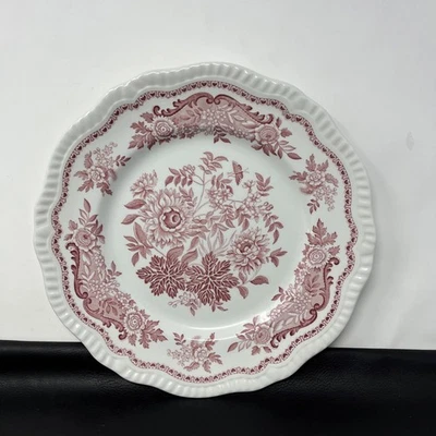 Spode Jasmine Dinner Plate Red Archive Collection Regency Series Collection - Image 1 of 4