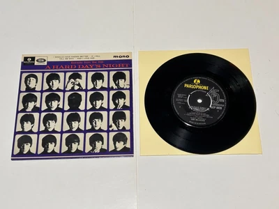 Beatles A Hard days night Rare Yellow Parlophone mono ep GEP 8920 NM - Image 1 of 2