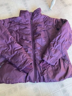 Chaqueta de Invierno Columbia 2X Púrpura Omni-Calor Intercambio Acolchada Rellena de Poli Foto 1 de 4