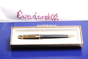 Waterman PHILEAS Ballpoint Pen, Classic Black GT, NOS, Look - Picture 1 of 11