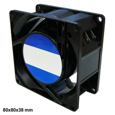 Ventilatore raffreddamento assiale 80x80x38 mm 230V - Imagen 1 de 2