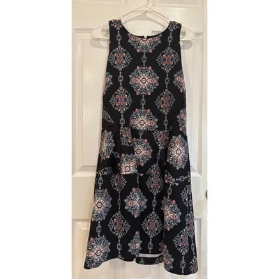 Mossimo Black Medallion Print Sleeveless Dress - Women's XL Foto 1 de 4