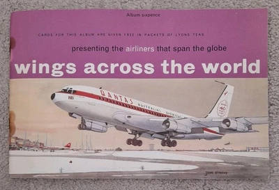 Lyons Tea Cards 'Wings Across the World' Full Set of 24 in Official Album 1961 - Image 1 of 4