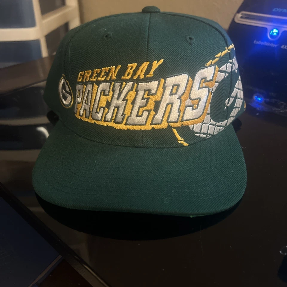 Vintage Green Bay Packers Sports Specialties Pro Line Hat Bart Starr Autograph - Image 1 of 4