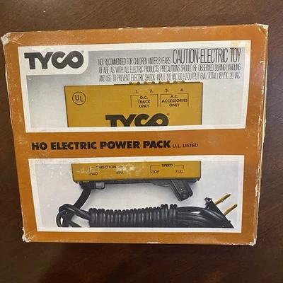 TYCO Vtg HO Scale Electric Power Pack #899 Hobby Transformer 1 Amp Pack SEALED - Image 1 of 4
