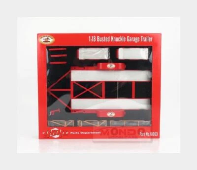 1:18 GMP Carrello Trasporto Auto Car Trailer Garage GMP18963 - Immagine 1 di 2