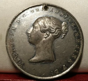1838 Victoria Crowned GB medal 54mm by Ingram - Picture 1 of 2
