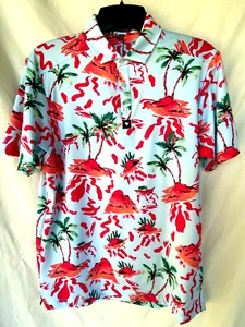 BAD BIRDIE..VOLCANO HOT ROCKS..GOLF / POLO..SHIRT..NWT..MEN M - Picture 1 of 4