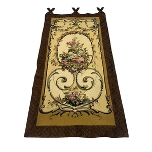 Tapiz colgante de pared francés vintage elegante estilo floral y rococó 184x95 cm - Imagen 1 de 12