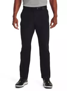 $70 Under Armour Men’s Wicking Golf Flat Front Pants -Black - Size: 32W 32L -New - Picture 1 of 7