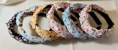 CERCHIETTO CAPELLI, DONNA, BAMBINA, FRONTINO, STOFFA, NODO, MODA ,ACCONCIATURA - Immagine 1 di 4