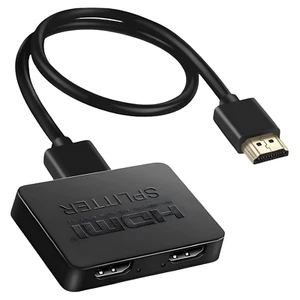 PHILCO FWV2001 HDMI Splitter 1 in 2 out 4k Dual Monitor 1080p 3D 6ft - Picture 1 of 7