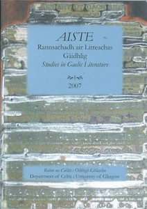 Aiste: Rannsachadh Litreachas Ghaidhlig / Studies Gaelic Literature 1  2007 - Picture 1 of 1