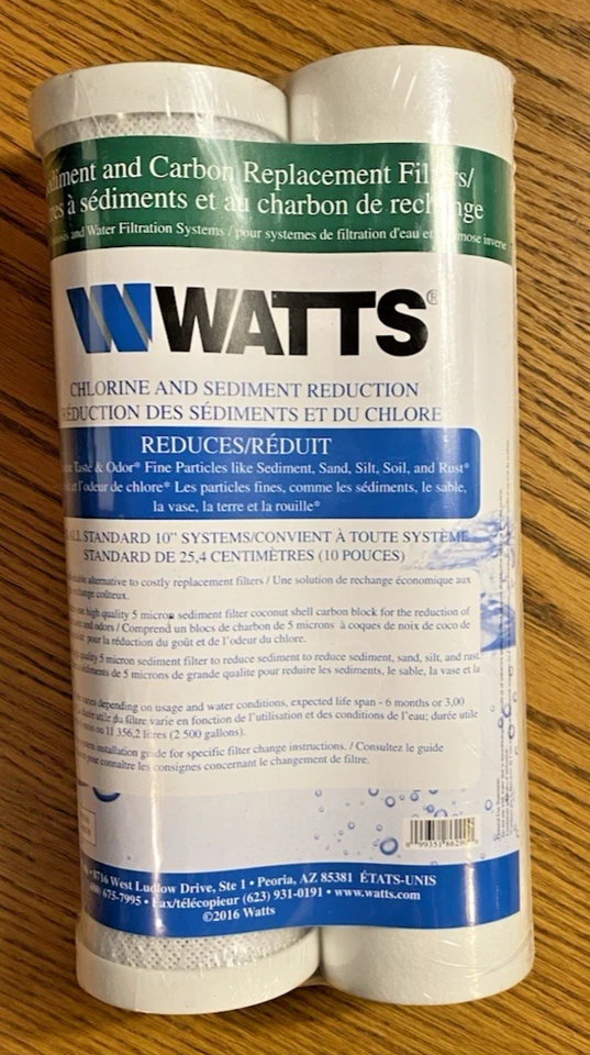 Bi-Annual 2-Pack RV Filtration Kit for 4 Stage RO-TFM-4SV and ZeroWaste RO - Image 1 of 4