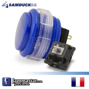 Crown / Samducksa SDB-202 Cherry - Arcade Druckknopf - Bleu Blue - Bild 1 von 4