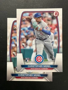 Christopher Morel 2023 Bowman Rookie Cards (x2) Chicago Cubs #34 - Picture 1 of 2