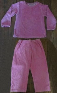 Pijama Rosa de Terciopelo Dpam 3 Años Otoño/Invierno Conjunto Medias Y Superior - Imagen 1 de 4