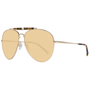 Tommy Hilfiger Lunettes de Soleil Th 1808/S J5GEG 61mm Femme S Or Pilot-Aviator - Picture 1 of 5