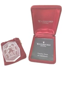 VTG Waterford Crystal Final Edition 12 Days Of Christmas Ornament 1993 In Box - Picture 1 of 9