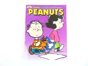 Vintage 1997 Landolls Peanuts Jumbo Coloring Book - Picture 1 of 6