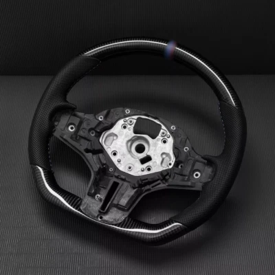 W/HEATED Carbon Fiber Steering Wheel Fits BMW G30 G32 G11 G14 M5 F90 M8 F91 F92 - Изображение 1 из 4