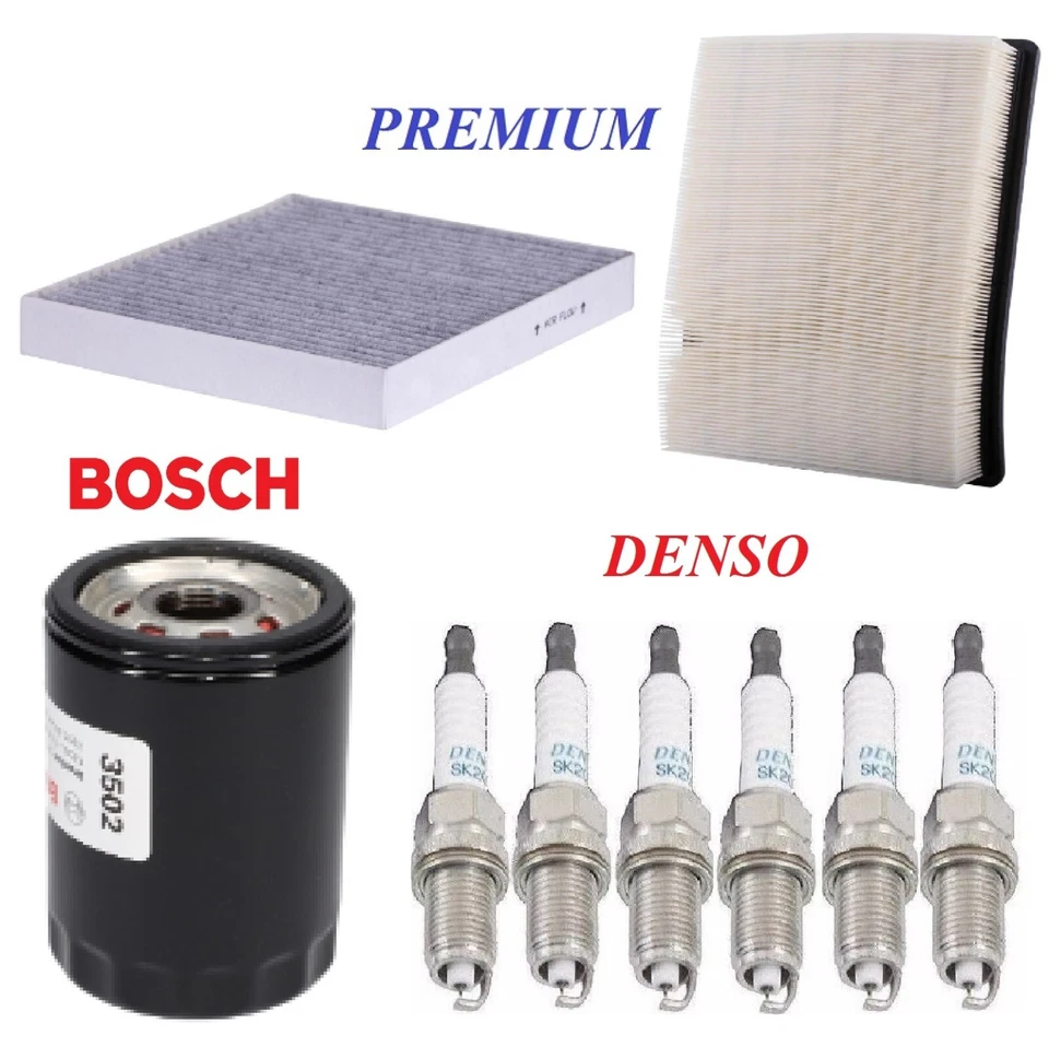 Tune Up Kit Filters Spark Plugs For CHEVROLET IMPALA V6 3.6L 2014-2018 - Image 1 of 1