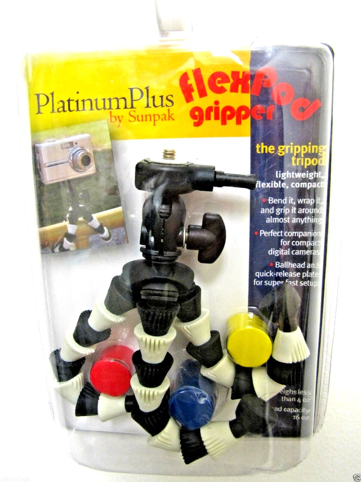 Sunpak Flexpod Flexible Table Camera Video Tripod w/ Gripping Legs NEW - Image 1 of 1