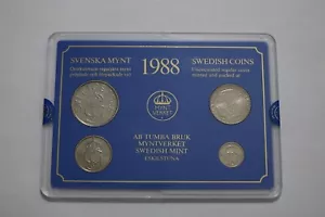 🧠🇸🇪 SWEDEN 1988 MINT SET B72 #92 - Picture 1 of 2