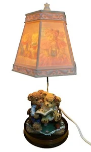 StoryBears Accent Lamp Table Lamp Bears Reading Shade Glows New Nursery Baby - Picture 1 of 8