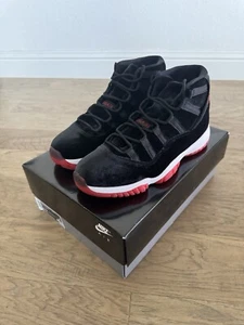 Size 12W- Air Jordan 11 Retro Bred Velvet - Picture 1 of 4