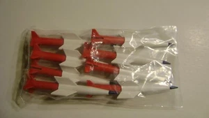 Lionel 6650-80 White over Red Rockets (pkg. of 8) - Picture 1 of 3