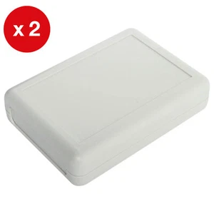 2 PACK - 75Wx105Dx25Hmm Grey Handheld Box - Picture 1 of 1
