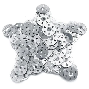 220 Pieces Easy Fix Washers, 35mm Diameter Galvanised Steel Fixing Washers New - Picture 1 of 6