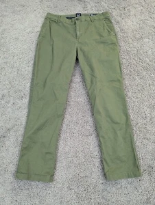 Pantalones GAP Mujer Talla 10 Relajado Novia Verde Pierna Recta Pantalón Informal - Imagen 1 de 10