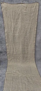 1970's Black & White Chain Pattern 60"x20" Rectangular Scarf Vintage Korea u-8C - Picture 1 of 3