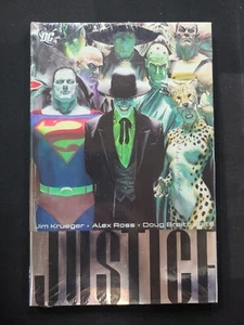 Justice #2 (DC Comics, April 2007) Hardcover Krueger, Ross…NEW IN SHRINK WRAP! - Picture 1 of 2