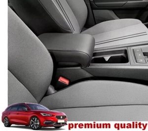 Bracciolo SEAT LEON SPORTSTOURER nero regolabile lunghezza NO VITI - VIDEO SOTTO - Imagen 1 de 8